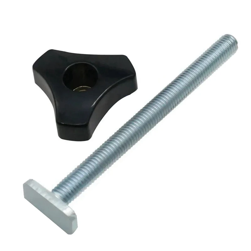 T Track Bolts Knob Kit Miter Track Sliding Nut T-Slider T Slot T Bolt For Woodworking Jigs Fixtures Tools Kit