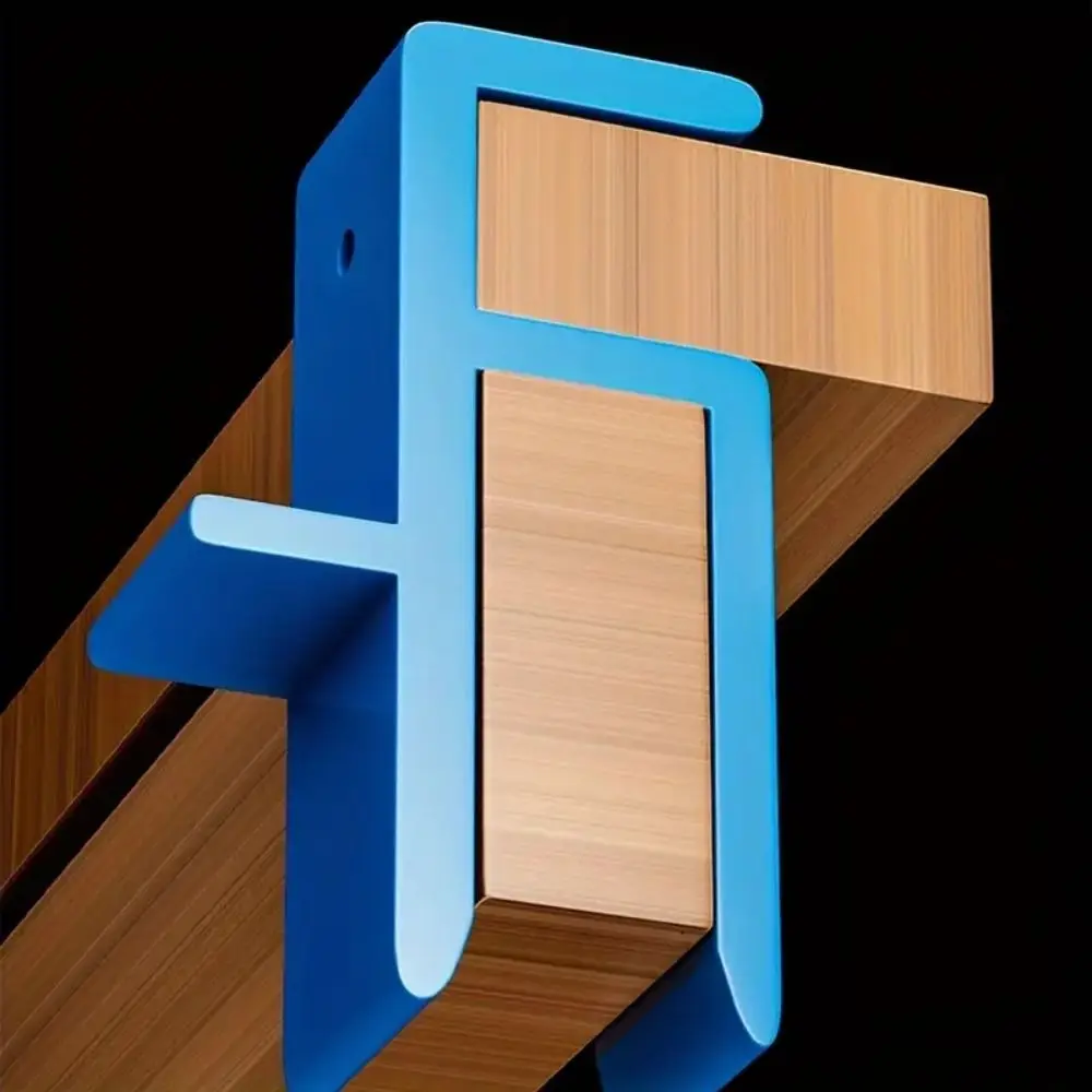 2 PCS Cabinetmate Wardrobe Closure Jig Set Plastic 16-18mm Woodworking Clamp Panel Alignment Blue Jigs Closing Fixing Clip