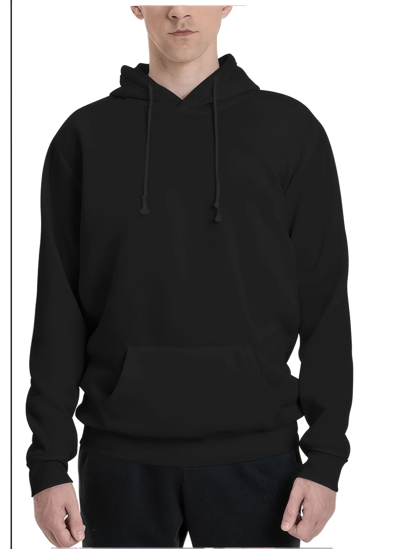 Cool Skateboard Silhouette Print Men's Hooded Sweatshirt - Extreme Sports Hip-Hop Sporty Casual Comfortable Hooded Shirt