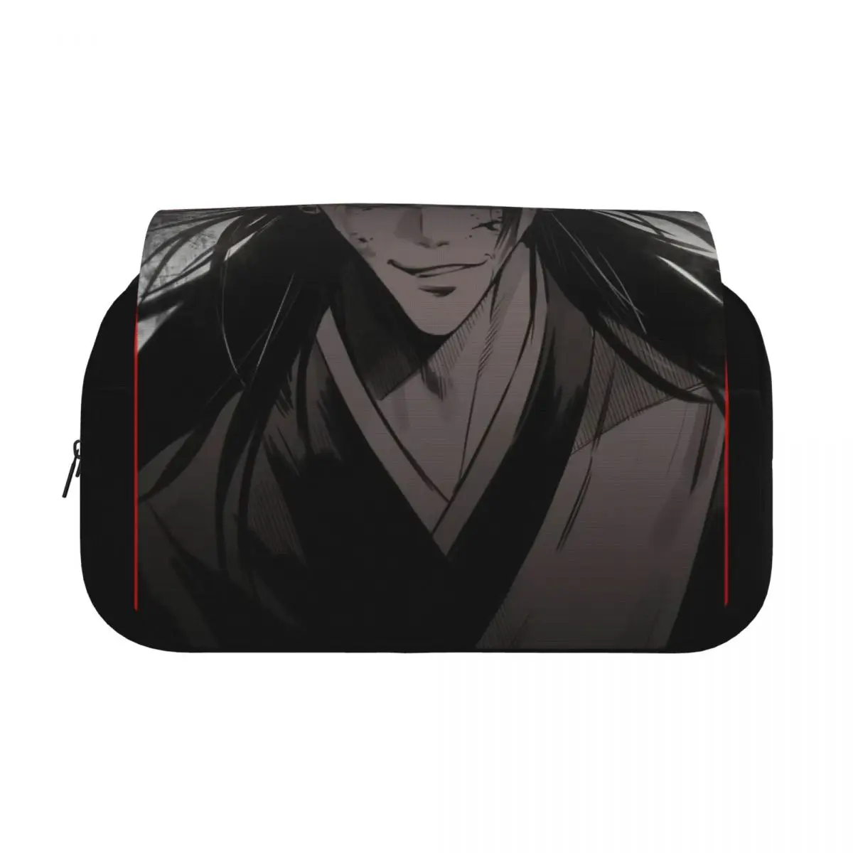 Double Clamshell Pen Case Jujutsus Kaisens Anime Pencilcases Pen for Student Bag Office Gifts Stationery