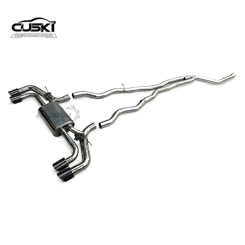 

Высокопроизводительные выхлопные компоненты, подходящие для BMW 530/525i G30/G30 2.0T B48, задний выпускной клапан из нержавеющей стали Cat