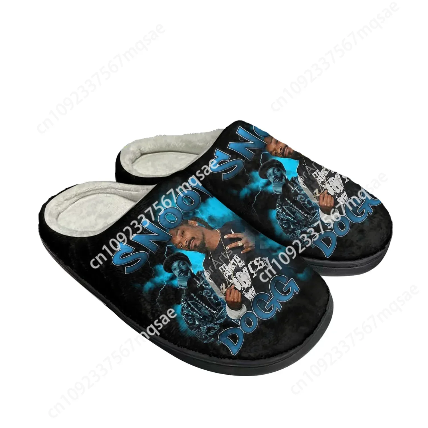 

Snoop Dogg Home Cotton Slippers Mens Womens Plush Bedroom Casual Keep Warm Shoes Thermal Indoor Slipper Customized Couple Shoe