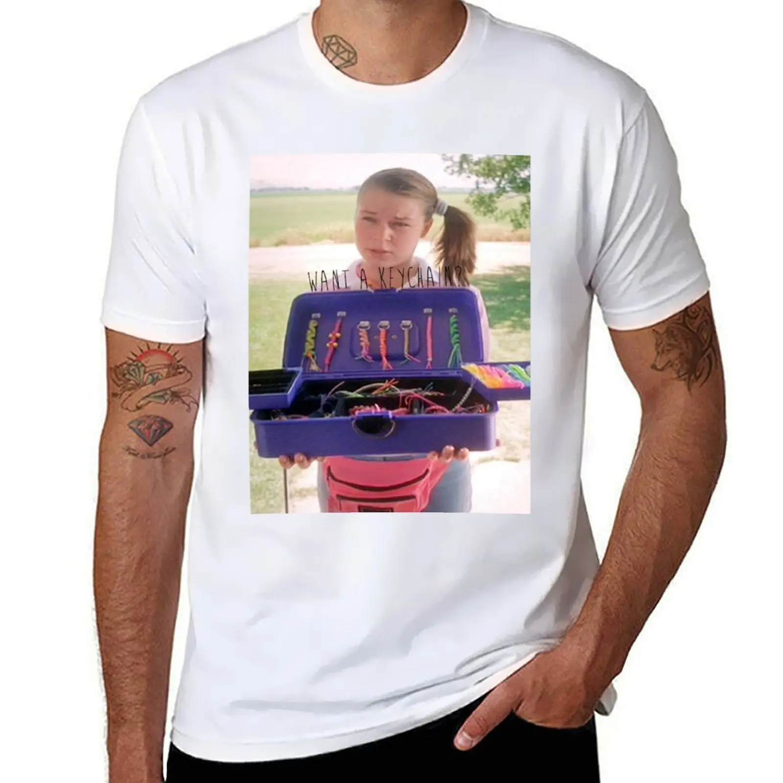

Want a Keychain T-Shirt printed t shirts for man funny t shirts man T-Shirt