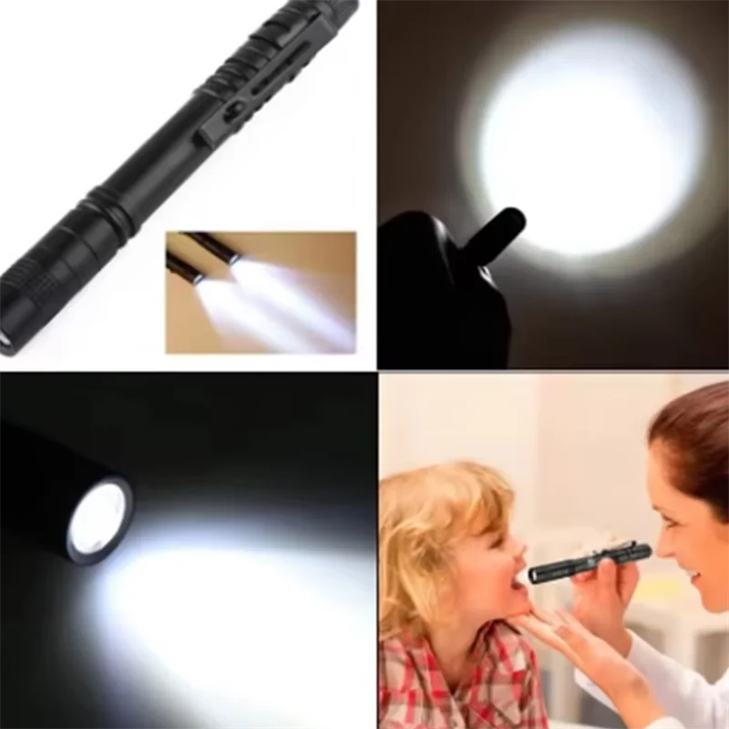 1PC Pen Doctor LED Flashlight Mini 13cm Portable White Light Dentist Nurse Torch Camping Hiking Adventure Out Flashlights image 6