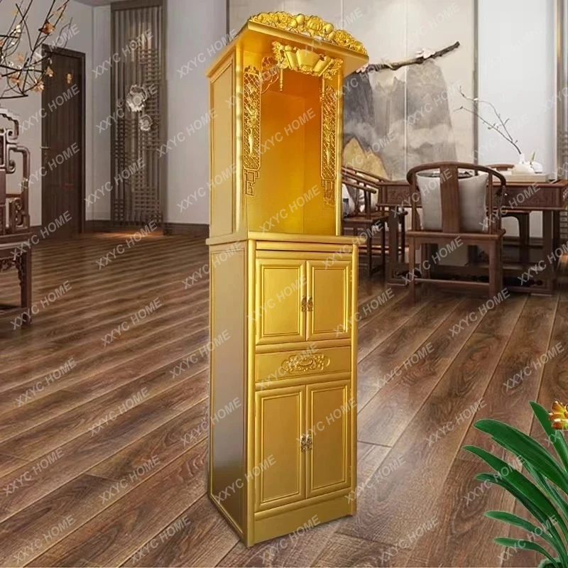 

Chinese Style Standing Cabinet Solid Wood Altar Table God Table Wealth God Household Buddha Niche Cabinet