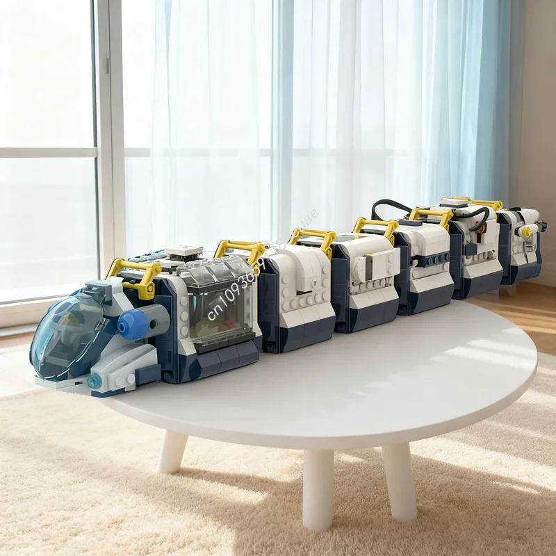 

1074pcs MOC Seatruck Bundle Subnautica Model Building blocks Architecture DIY Christmas gift creative toy idea Kids Birthday