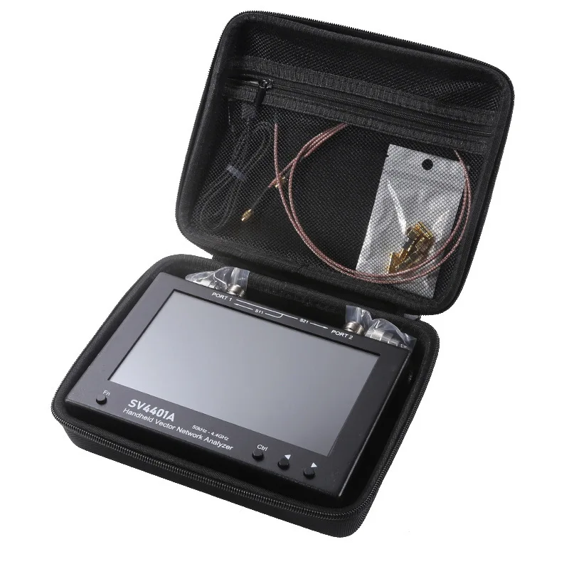 Vector Network Analyzer with LCD Internal Memory, SV4401A, 50KHz-4.4GHz, 100dB Dynamic VNA, 7 