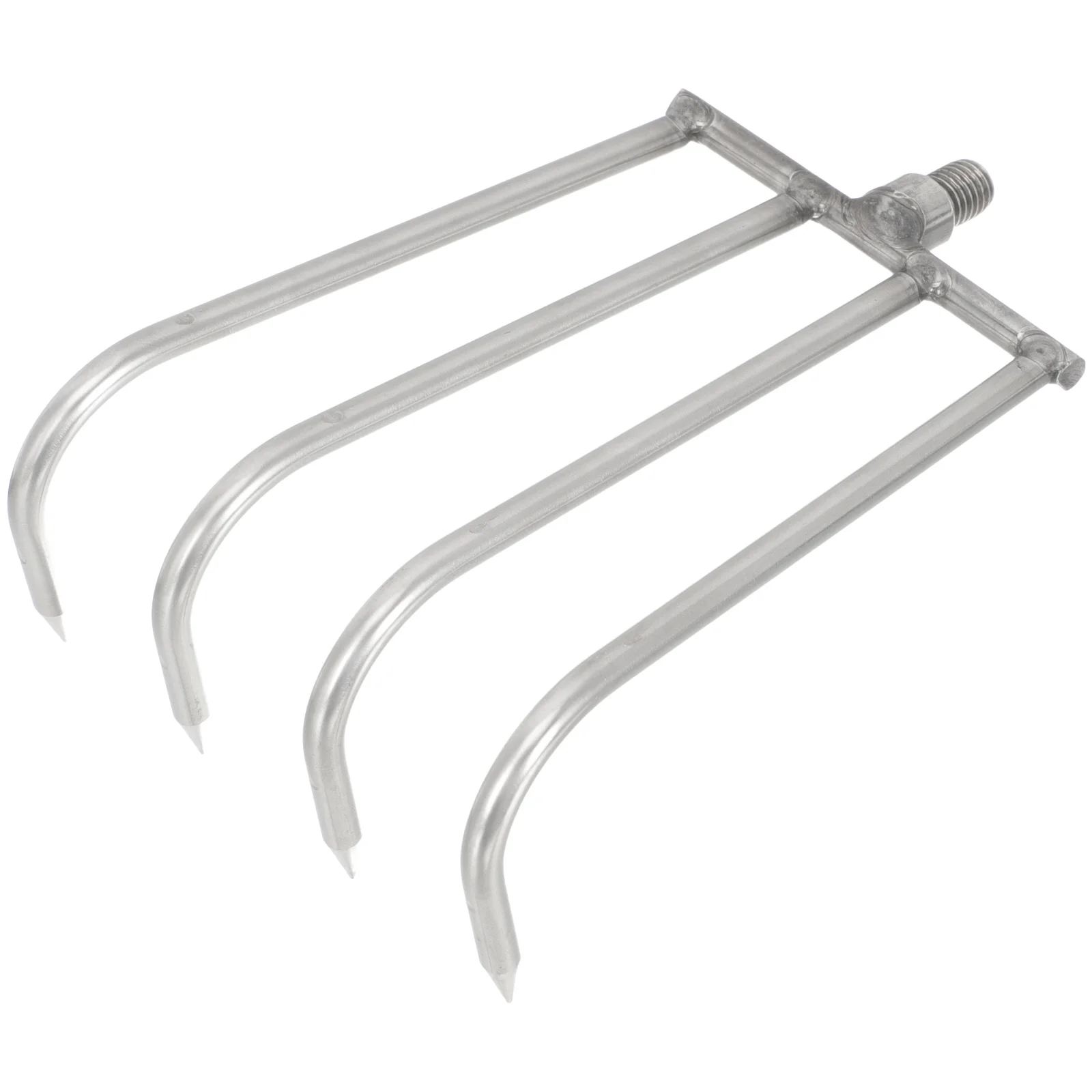 

Aquatic Weed Rake Stainless Steel 4 Teeth Portable Water Removal Tool Fishing Pond Lake Raking Hand Tool Durable