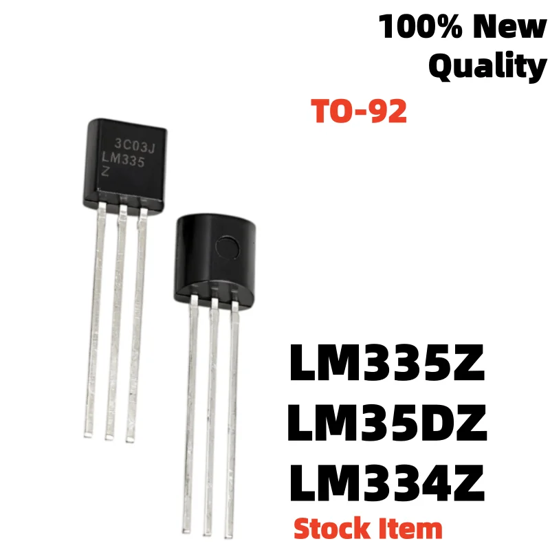 10PCS/LOT LM334Z LM35DZ TO-92 LM335Z Simulated temperature sensor chip Best Quality In Stock