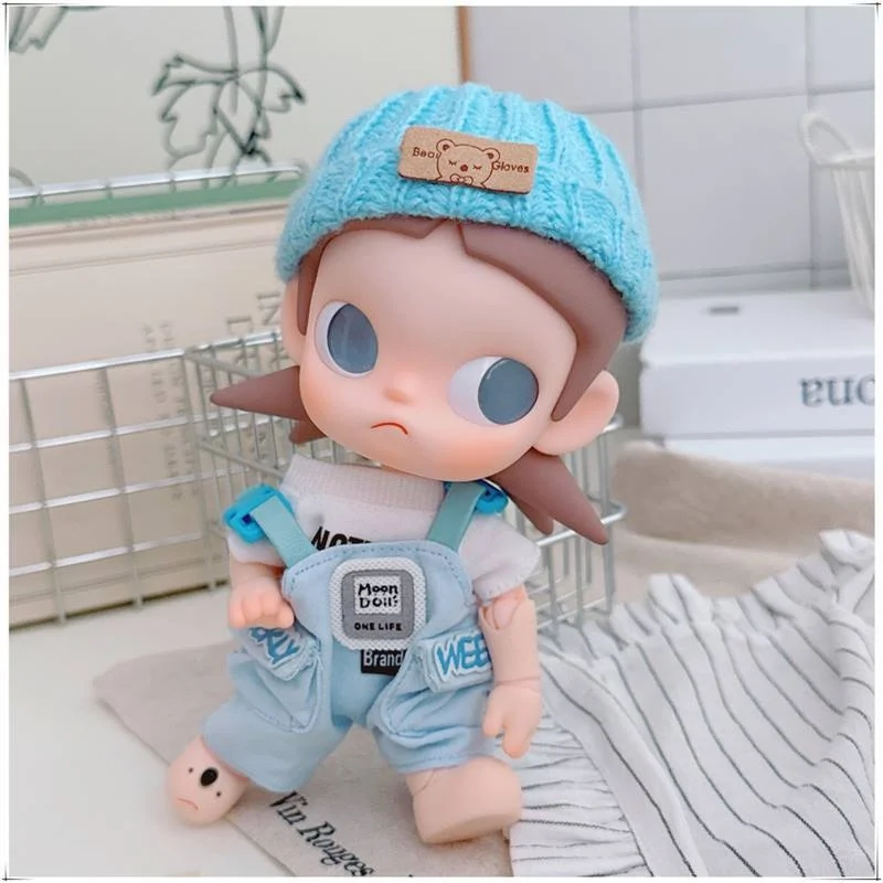 

Cool Gagzi Sister zsiga 1/8 size doll outfit - blue hat pants set cute cartoon doll costume outfit change set