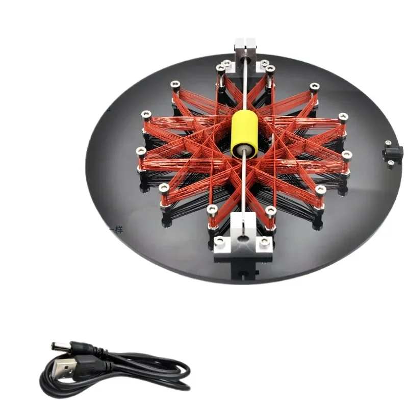 Rodin Star Electromagnetic Coil Brushless Induction Motor DIY Assembly Model For Science Teaching Research