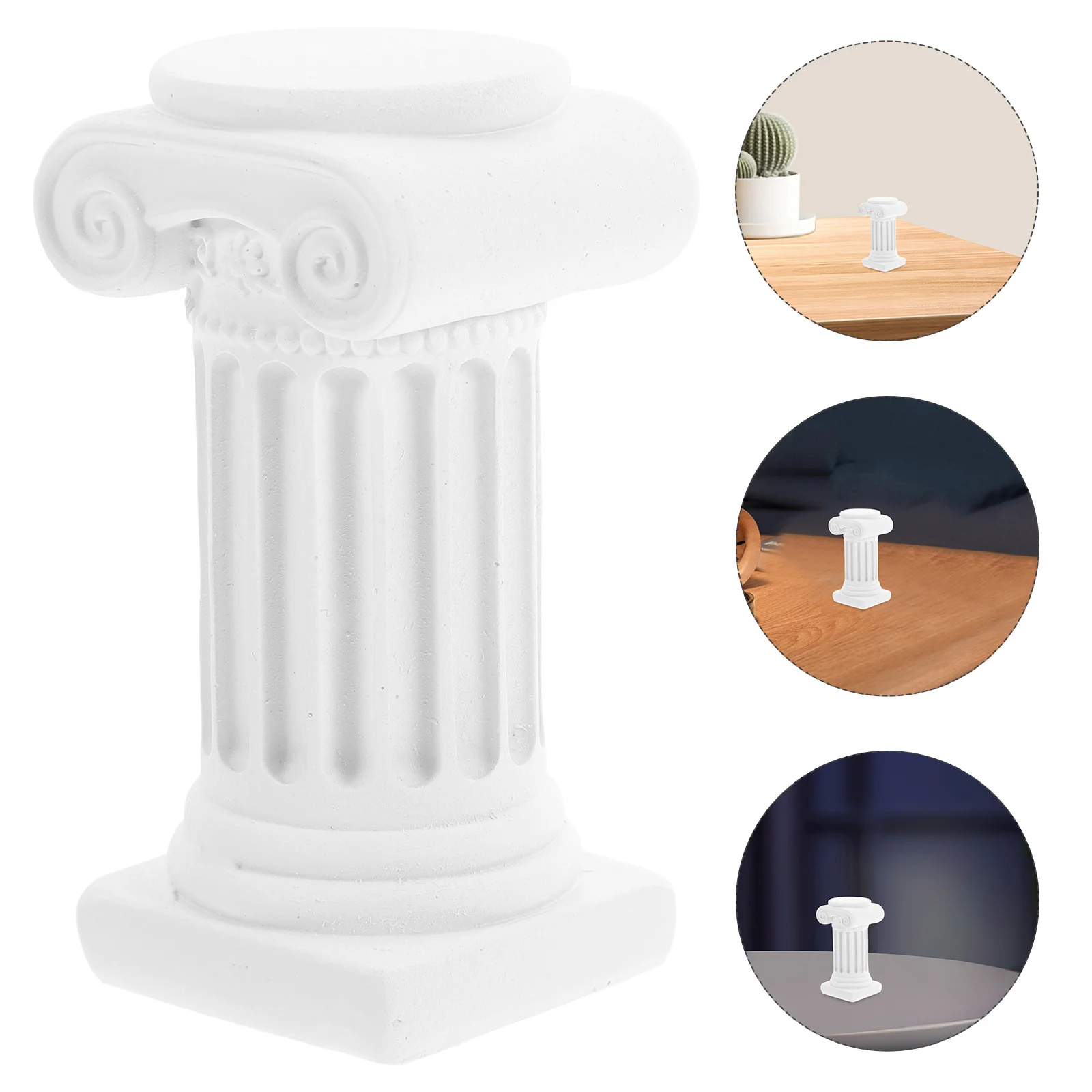 Mini Romeinse pijler realistische vorm oude architectuur tafelblad sculptuur bruiloft Romeinse kolom decor kolom beeldje