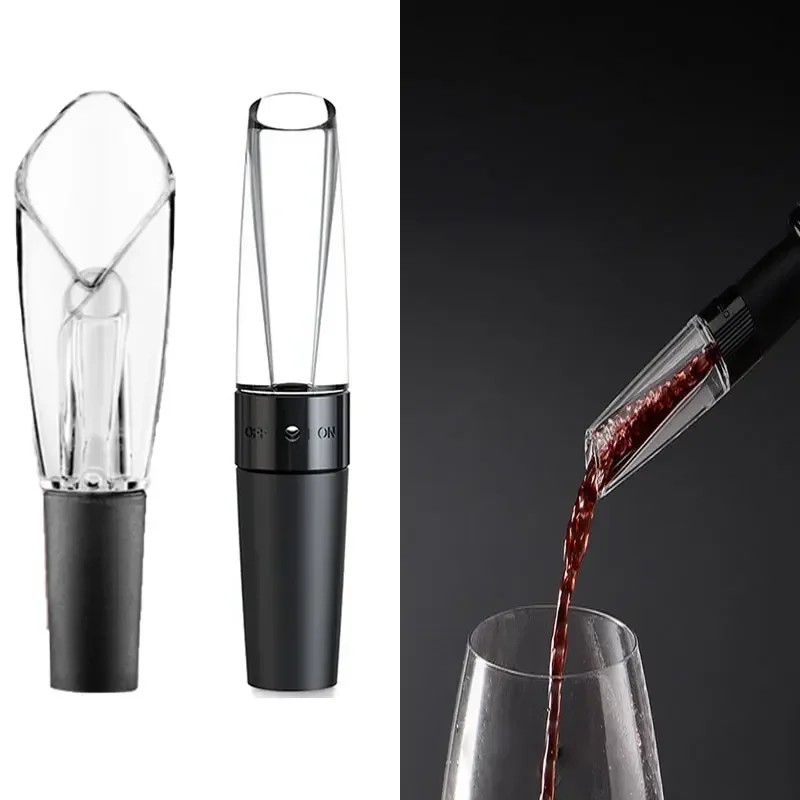 Acrylic Wine Pourer And Decanter Wine Fast Aerating Pourer Spout Wine Aerator Pourer Wineware for Maximum Oxygen Amount