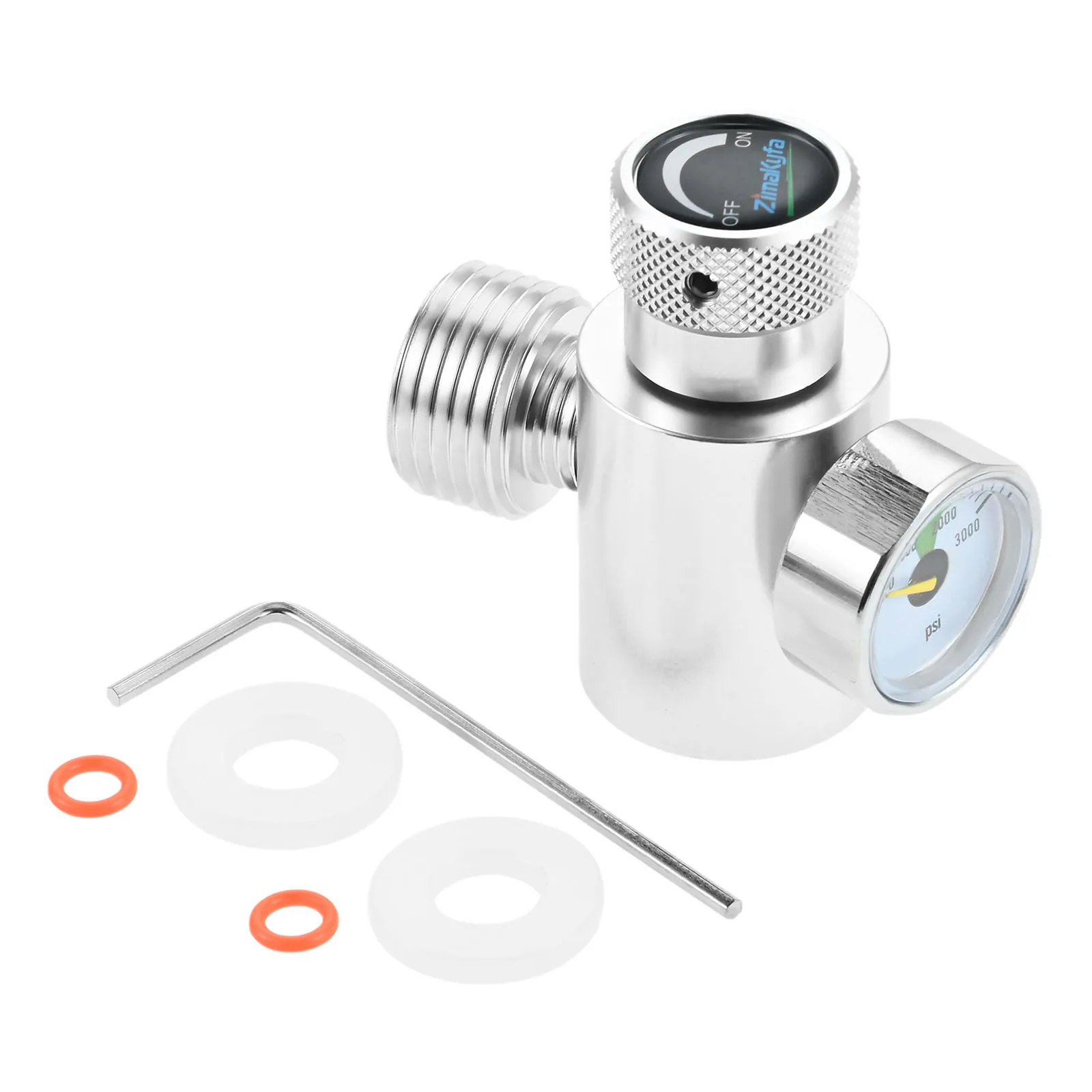 1Set CO2 Filling Tank Cylinder Refill Adapter Fit For W21.8-14 / TR21-4 Quick Connection Soda Tank For Snorkel Diving System