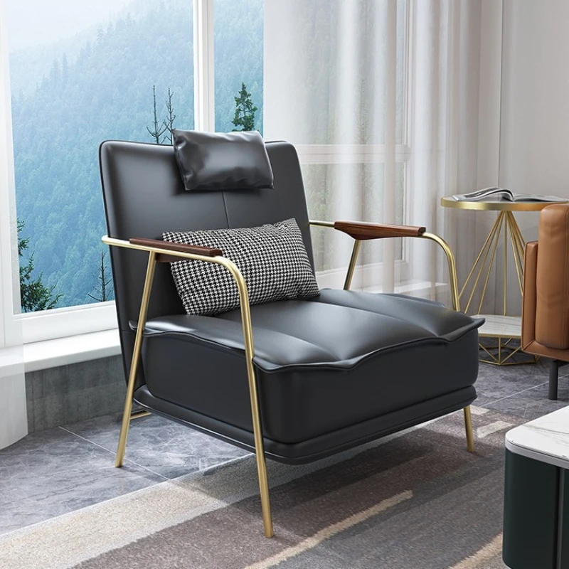 

Hotel lobby meeting sofa chair household living room small apartment single sofa chair lazy leisure chair