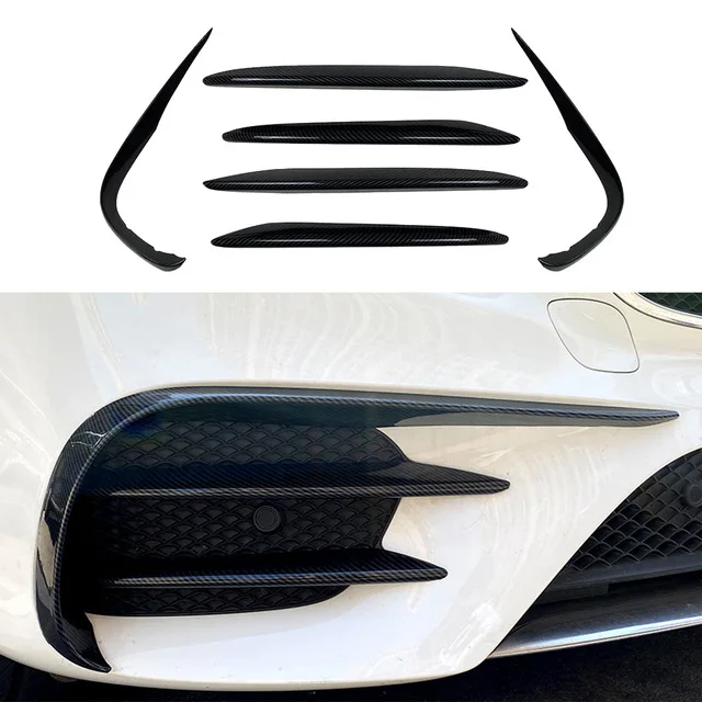 Auto Front Stoßstange Lippen Splitter Nebels chein werfer Verkleidung für Mercedes für Benz E-Klasse W213 für AMG Line 4-türige Limousine/Anwesen