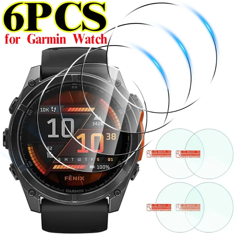 Screenprotector voor Garmin Fenix 8 7 6 5 X S Pro Saffier Gehard glas Beschermfolie voor Fenix 8 47/43/51mm 7S 7X7 S Pro