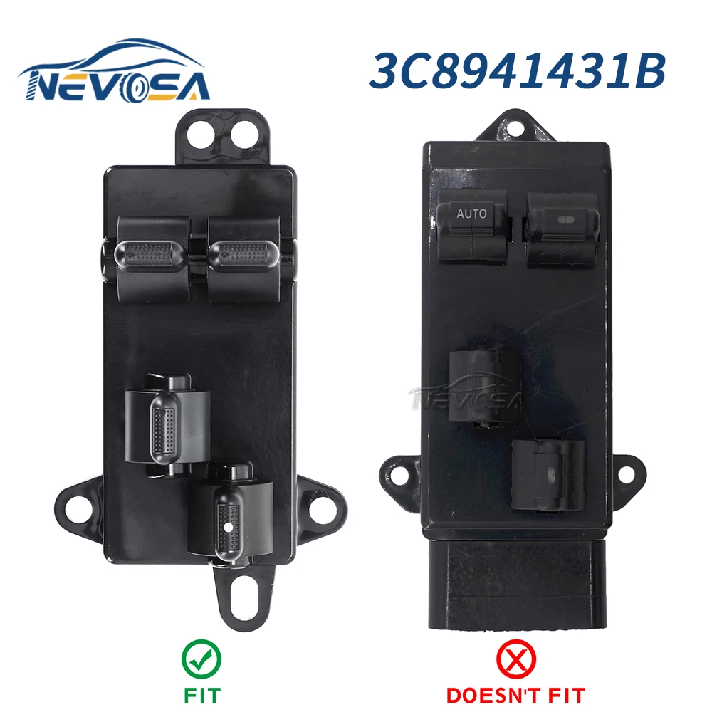 الجبهة اليسرى لكرايسلر فوييجر 2001 2002 2003 مفتاح النافذة الرئيسية زر زجاجي ل دودج جراند كارافان 2004-2007 4685732AC