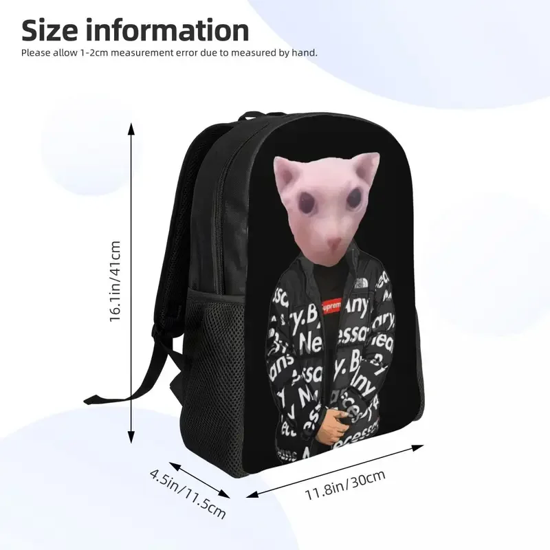 Customized Funny Bingus Meme Backpack Women Men Fashion Bookbag for College School Bags