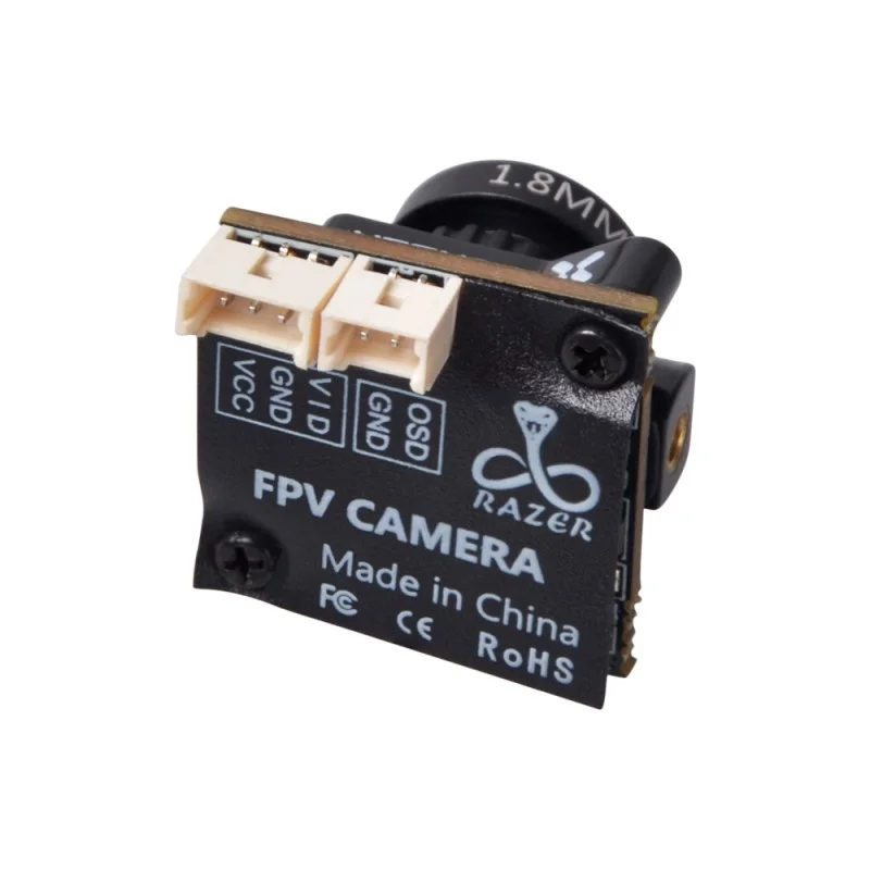 Rooteer Cat 3 Micro Mini caméra FPV, faible latence, faible bruit sous TVL, 0,00001Lux, caméra de nuit FPV, 2.1mm, PAL, NTSC pour importateur de course RC