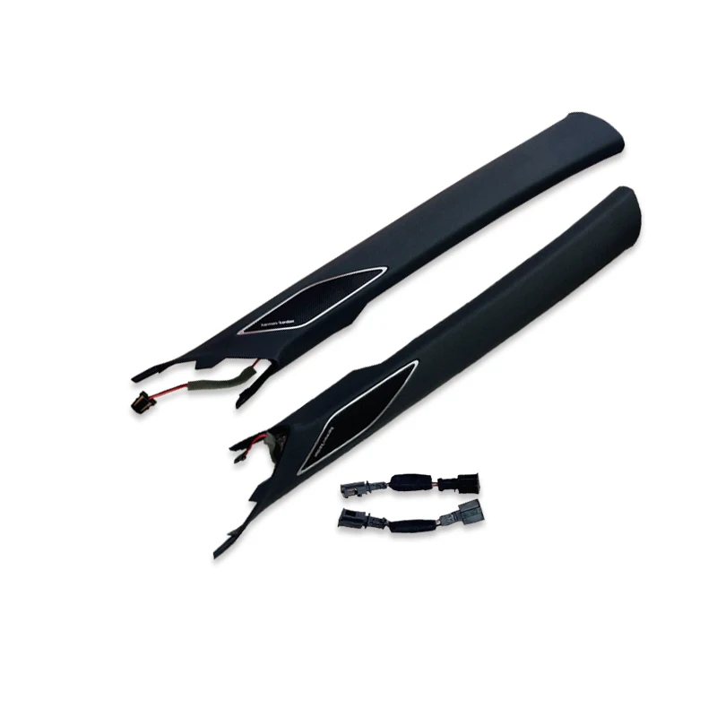 

For VW Golf 7 7.5 Golf8 R-Line A Pillar Harman Kardon Tweeter Black Grey A Pillar Trim Panel With Adapter Wire Cable