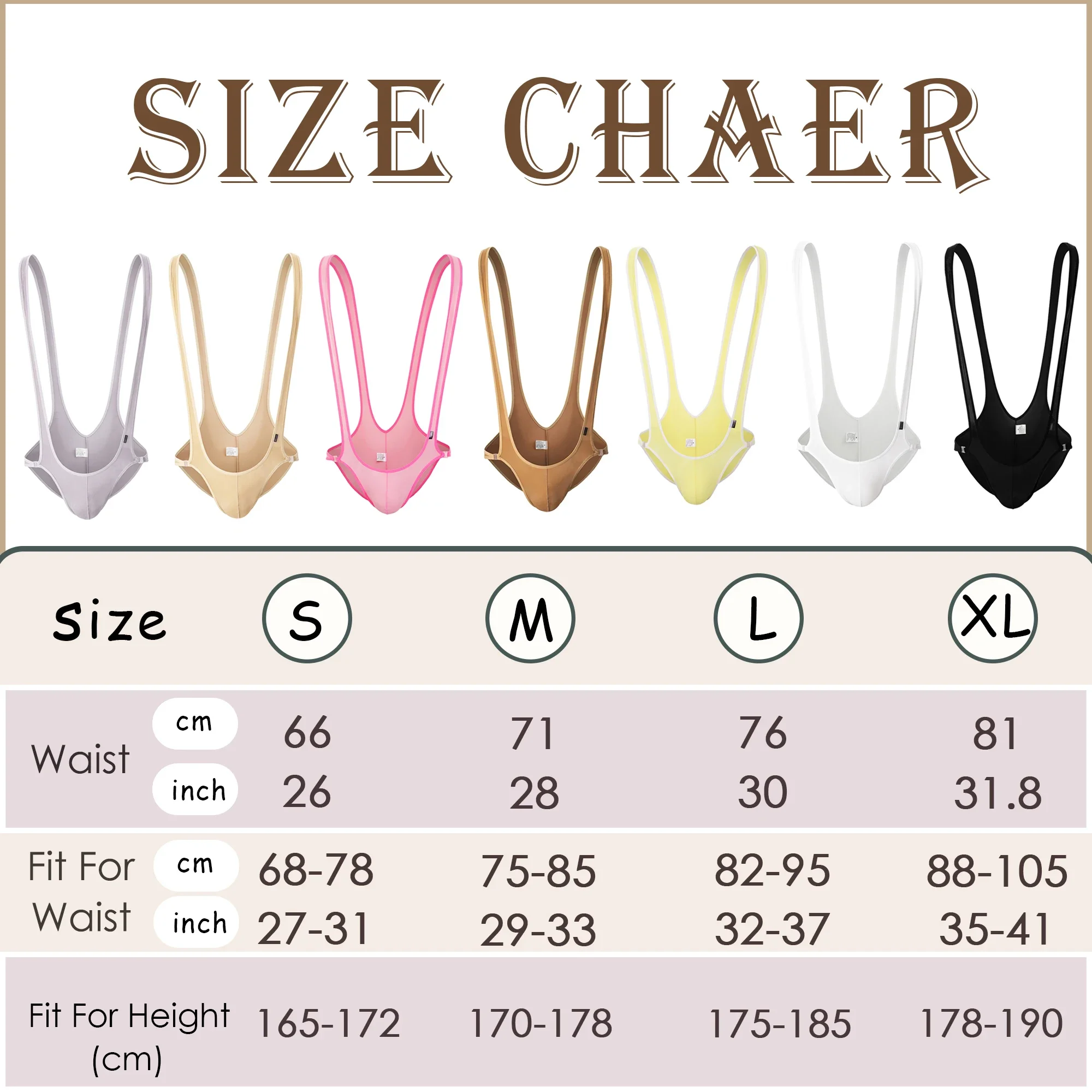 FYXLJJ Men Underwear Undershirts Sexy Strap Thong G-string Bodysuits Leotard Wrestling Singlet Jumpsuits One-piece Gay Nightwear