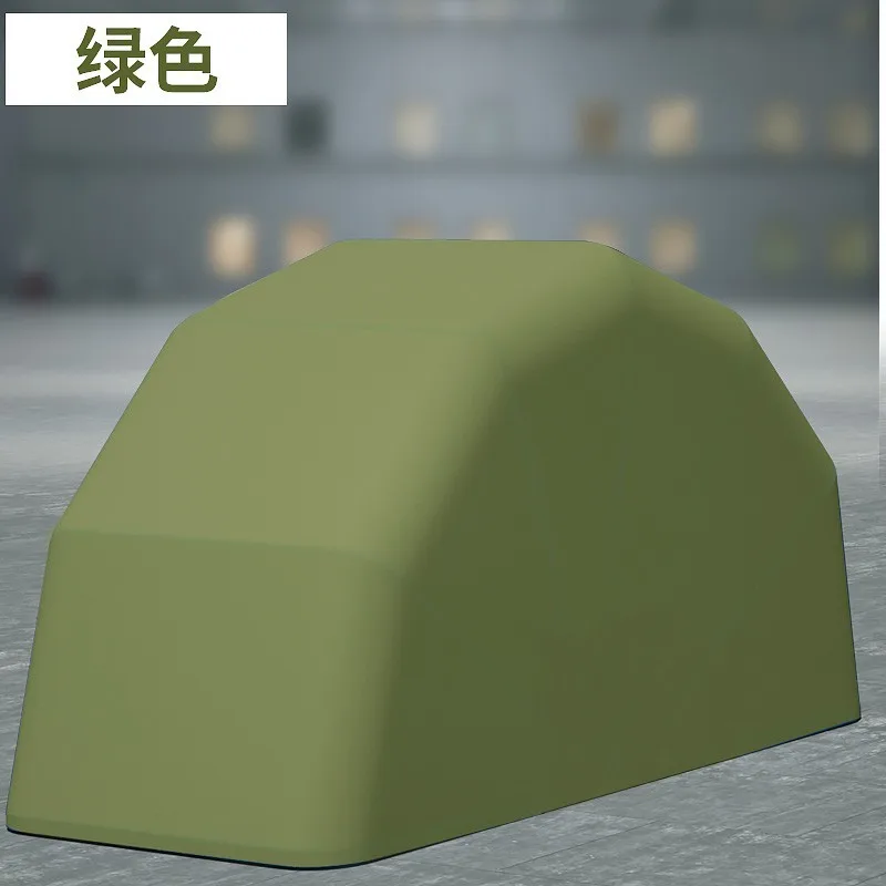 Semi-automatic mobile folding motorcycle shed sun protection wind and dust and rain awning