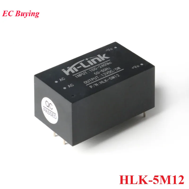 220V to 5V/3.3V/9/12V/24V 5W AC DC Mini Power Supply Module Step Down Buck Module HLK-5M03 HLK-5M05 HLK-5M09 HLK-5M12 HLK-5M24