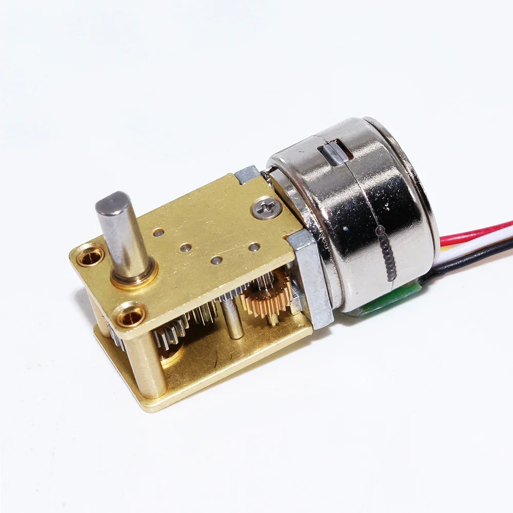 15BY Brushless Stepper Motor 5V 12V All Metal Gears Worm Precision GOOD Motor