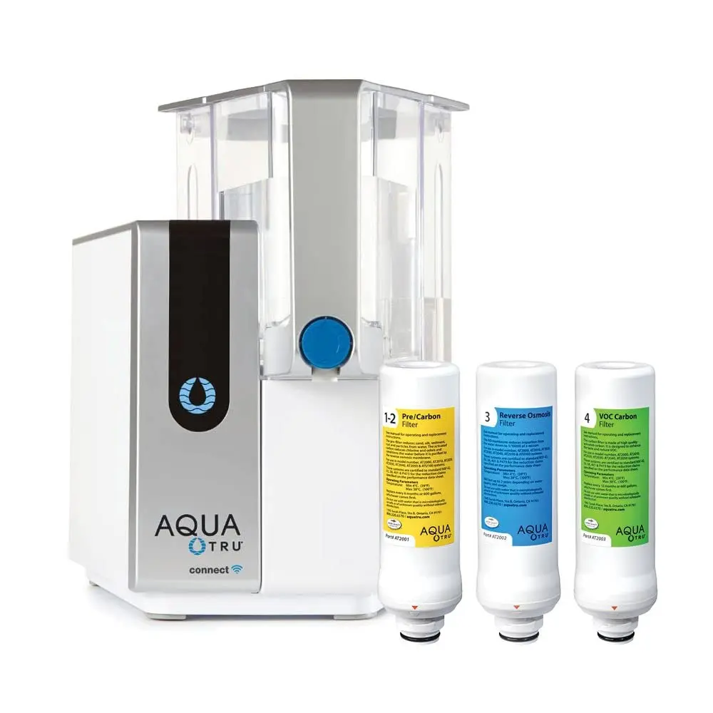 Connect Countertop Water Filtration Purification System for PFAS & Other Contaminants with Exclusive 4-Stage Ultra Rever