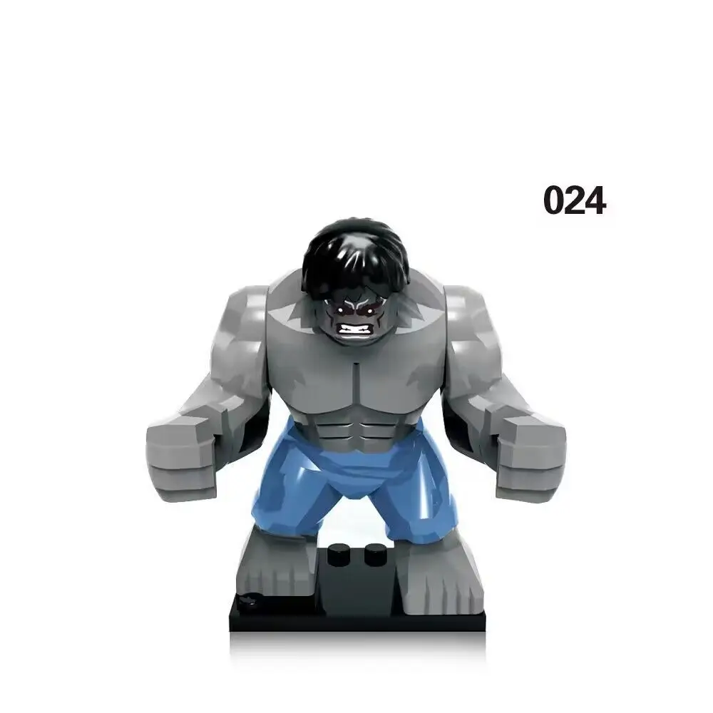 Nowe postacie akcji Marvel superbohater figurka Hulk, klocki Sokół Kapitan, Deadpool, zabawki prezentowe dla miasta