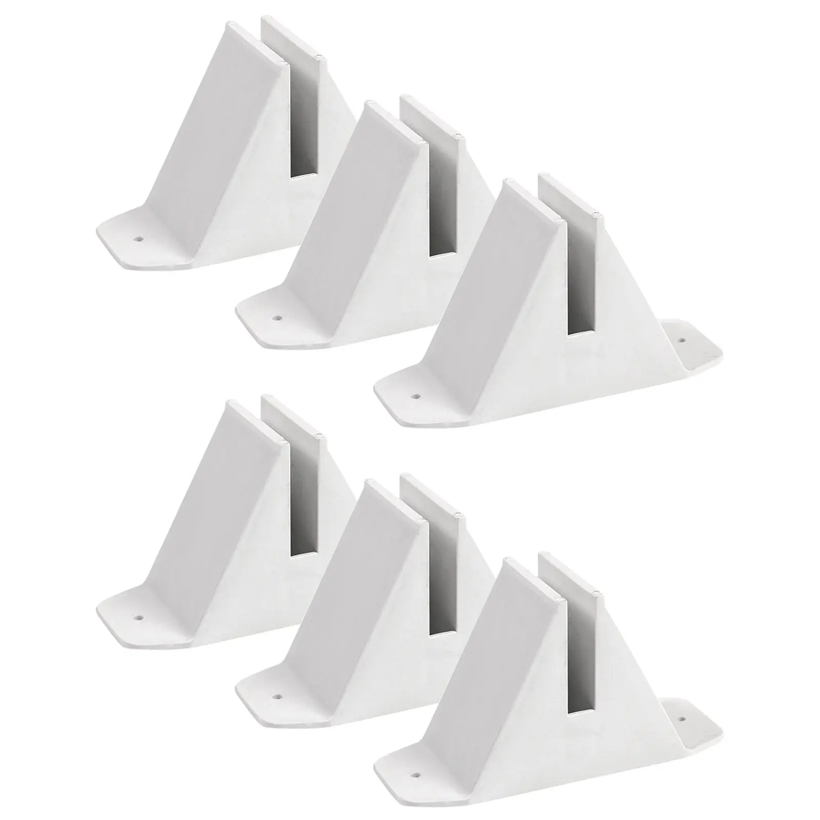 6Pcs Garden Fence Stand Sturdy Triangle Base for Outdoor Fence Christmas Tree Support Room Divider Privacy Screen Pet Gate