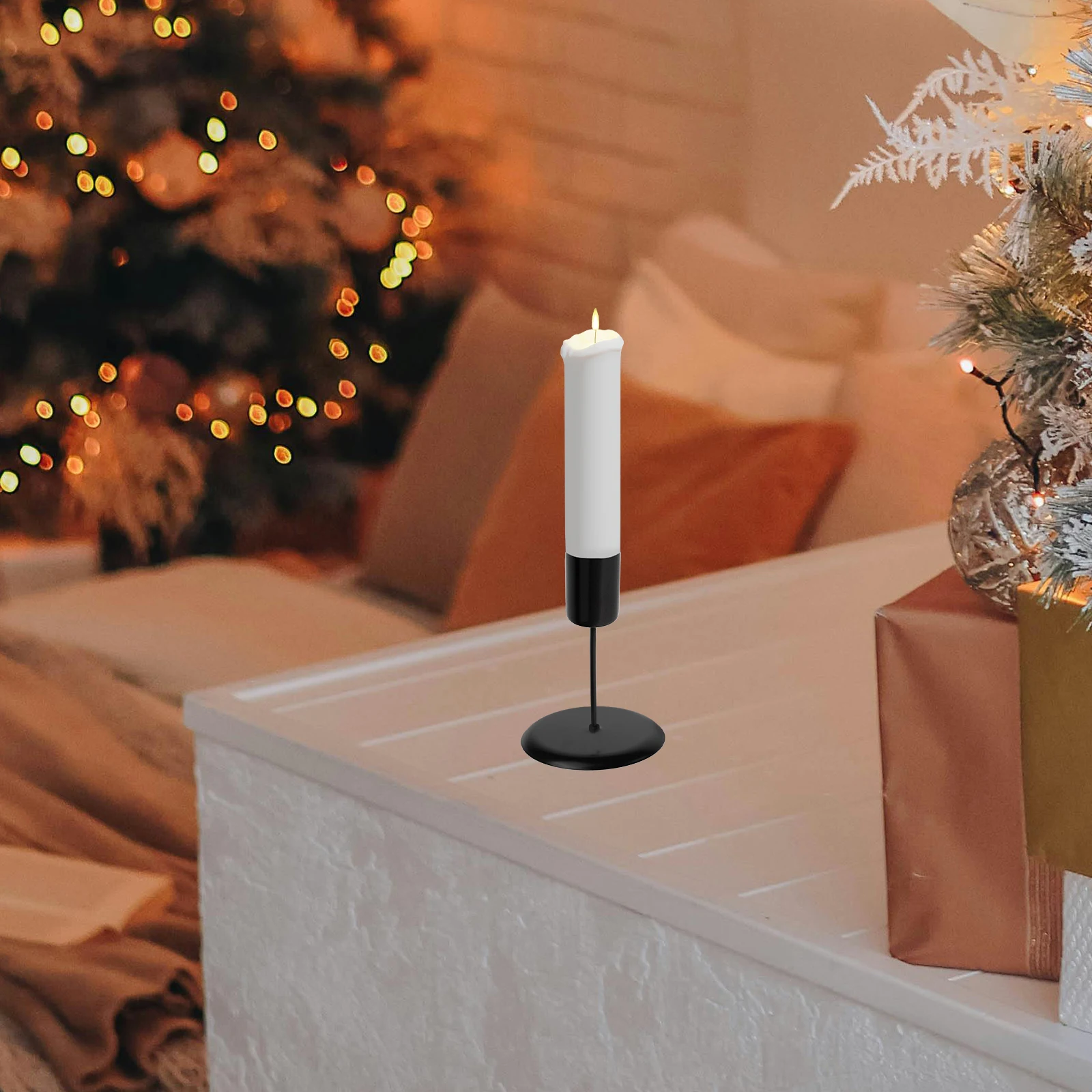 

4pcs Holder With Spike Stainless Steel Cup For Wreath Party Insert Taper Stick Festival Decor Metal Container