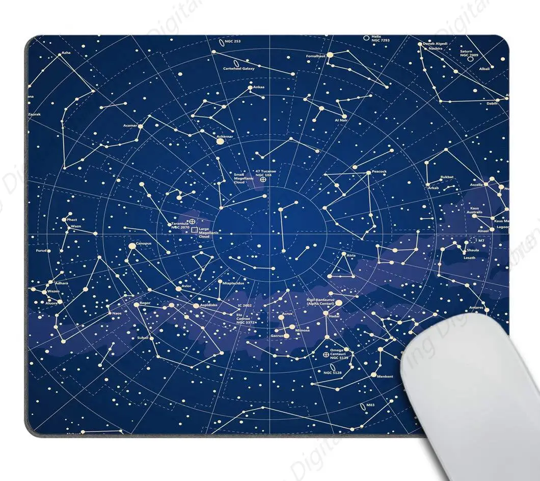 

Anti Slip Constellation Mouse Pad Suitable For Desktops Computers Pcs And Laptops Suitable For Offices And Homes 25*30cm