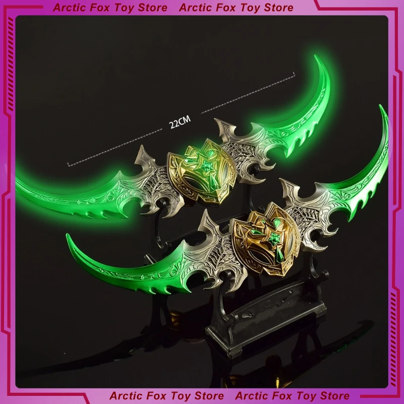 22 centimetri Nuovo World of Warcraft Gioco Figura Periferica In Metallo Artigianato Modello Puntelli Desktop Decorare Ornamenti Regali Di Compleanno Giocattoli