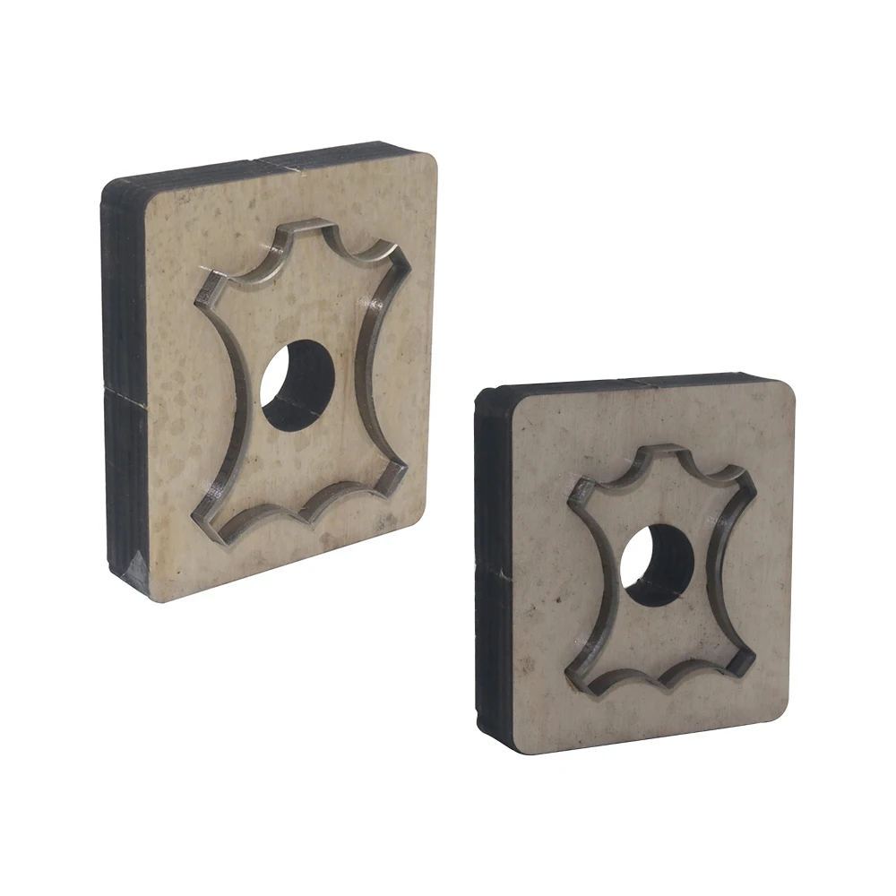 Leather Craft Cutting Die Template Tag Pendant Stencils Leather Durable for Leather Craft Metal Cutting Hand Tool Mold