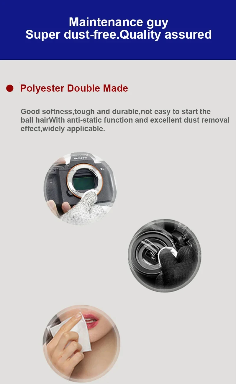 MECHANIC HK5090 Anti-static Dust-free Wiper for Mobile Phone Tablet LCD Lens Glass Back Cover Repair Wiping Dust Removal Tool