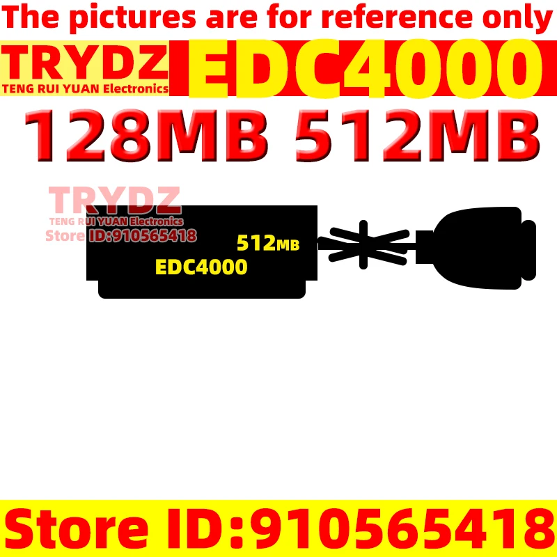 1pcs New EDC4000 40PIN 128MB 512MB Electronic hard disk chip IC