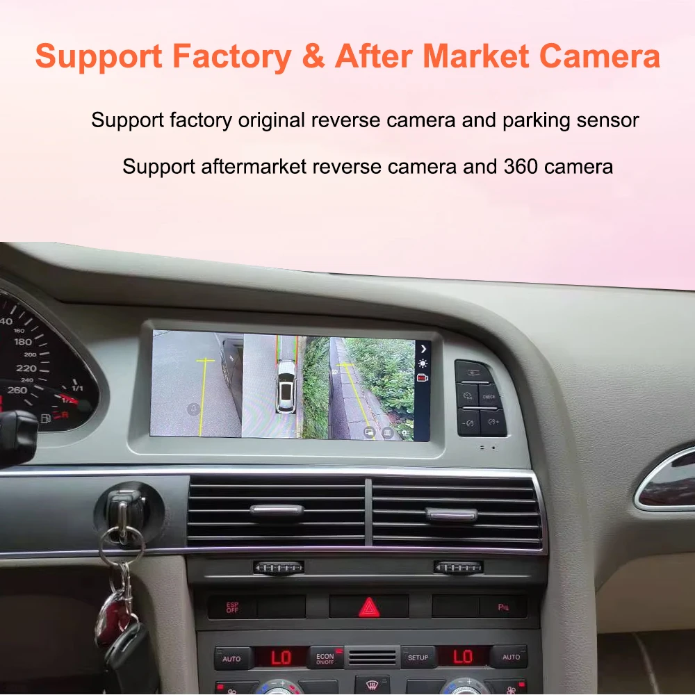 Bonroad 8.8 "CarPlay Android 14 Auto Radio For Audi A6 C6 4f 2005-2012 MMI 2G 3G Car Stereo Multimedia Player Screen Headunit