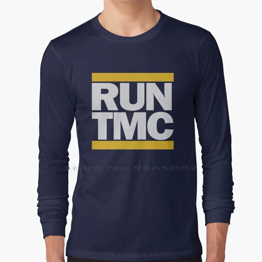 Run Tmc 100% Cotton Long Sleeve T Shirt Run Tmc Oakland Basketball San Francisco Bay Area Tee Short Sleeve Long Sleeve Gift