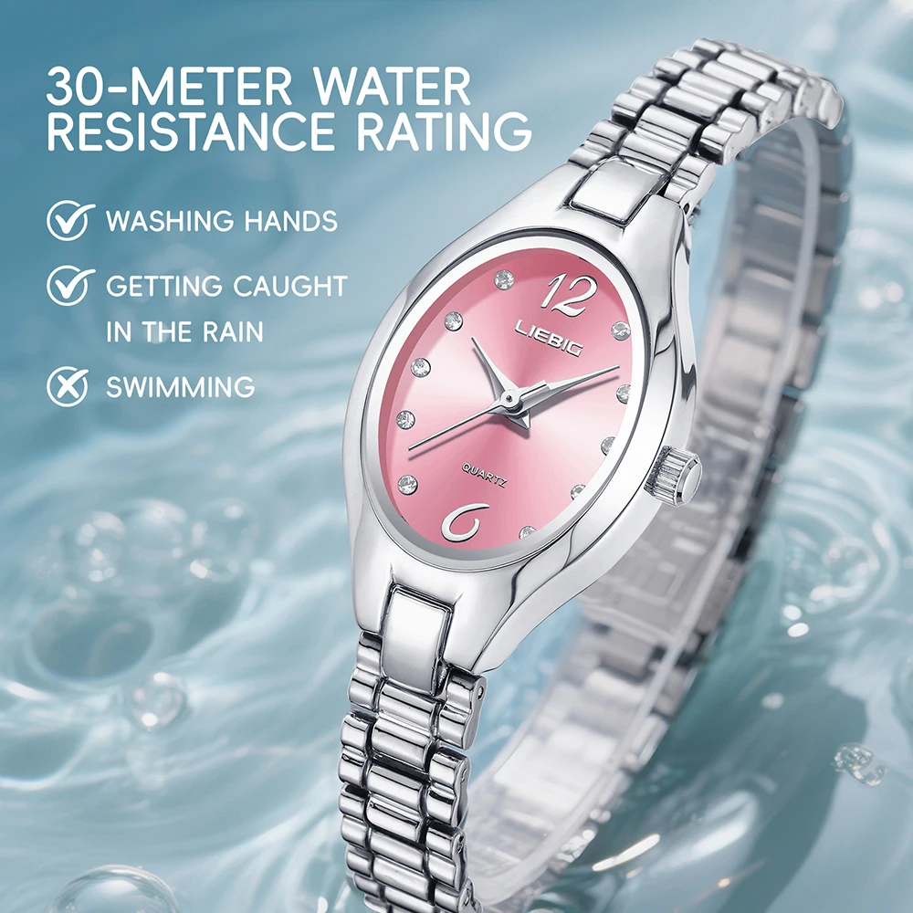 LIEBIG ステンレス鋼ストラップクォーツ時計トップブラン - Luxury Watch Brand List のレビューと価格
