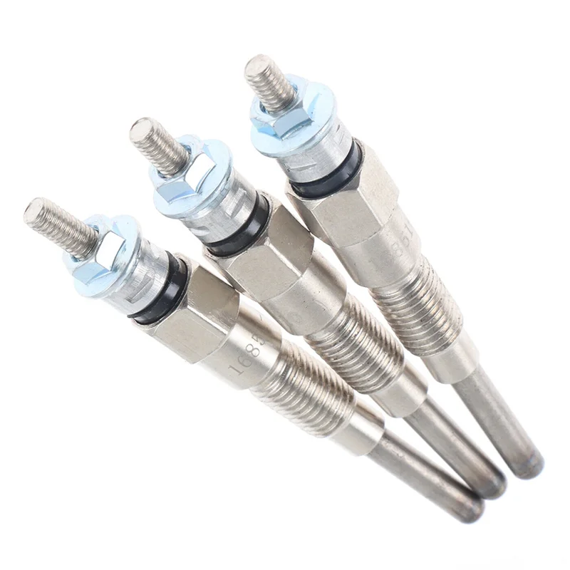 

3PCS Engine Heater Glow Plugs 8Mm Replacement Parts For Kubota Tractor B21 B1700D B1700E Part Number 16851-65512 16851-65510-A54