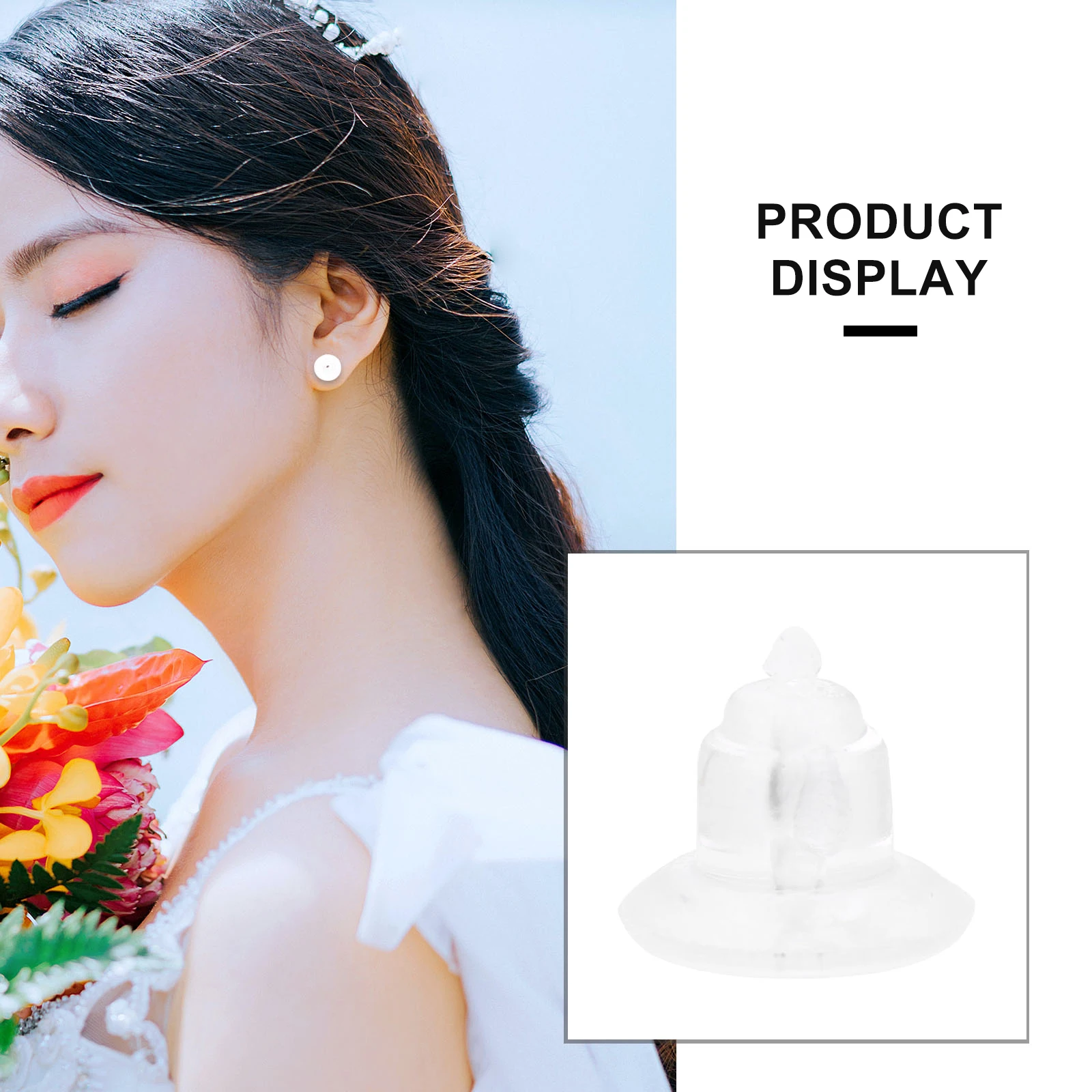 

200Pcs Earring Backs Jewelry Accessories Fine Craftsmanship Smooth Surface Stopper Replacement for Daily Wear Comfortable Fit