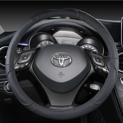 Genuine Leather Sport Car Steering Wheel Cover For Toyota CHR C-HR High Quality Auto Accessories