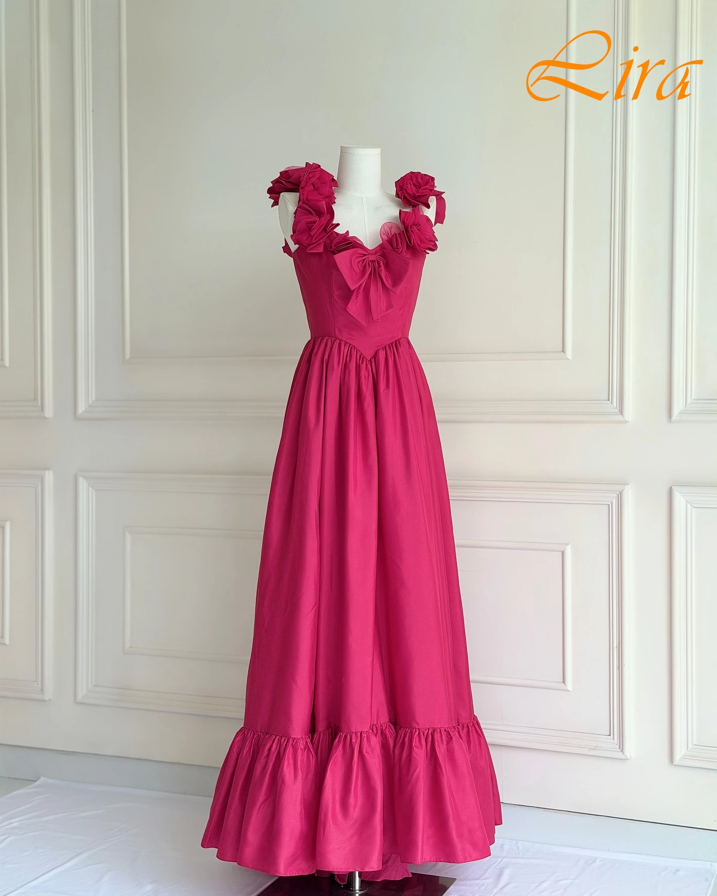 

Customized A-Line V-Neck Sleeveless Elegant Classic Evening Dress High Quality Bespoke Occasion Gowns Delicate Party Dress