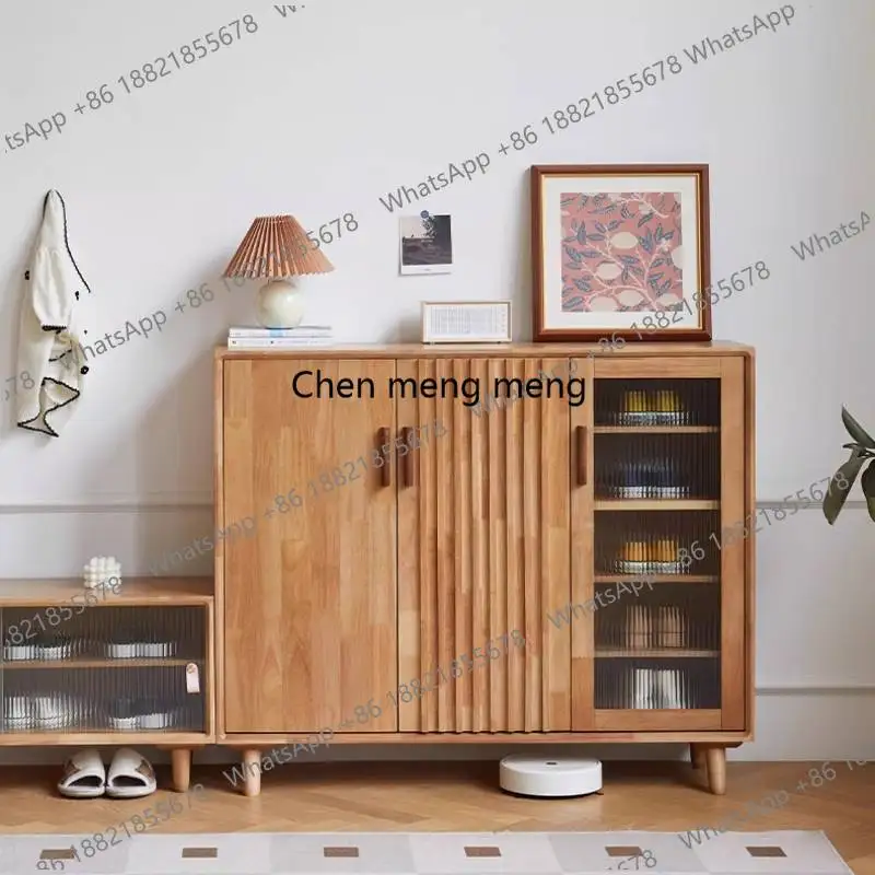 

Retro Design Shoe Cabinet Drawer Strong Dustproof Space Saving Shoe Cabinet Storage Solid Wood Armario De Zapatos Furniture Home