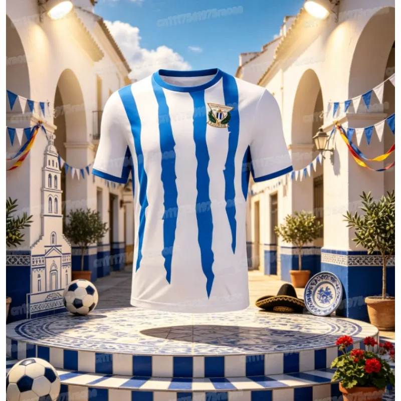 La Liga Legan É S Family 2026-2027 Black and White Sportswear 3D Printed Summer Breathable Quick Drying Shirt Sportswear