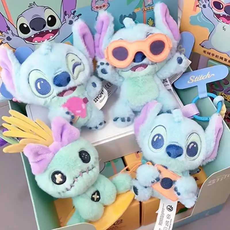 

52 игрушки Стич Алоха Гавайи серии аниме персонаж слепая коробка модная игрушка орнамент милая кукла рюкзак кулон загадочная коробка забавные подарки