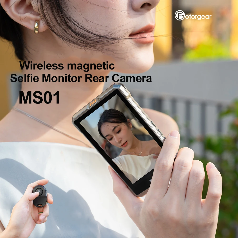 Fotorgear MS01 Magnetisches Telefon-Selfie-Display für Telefon, Rückfahrkamera,