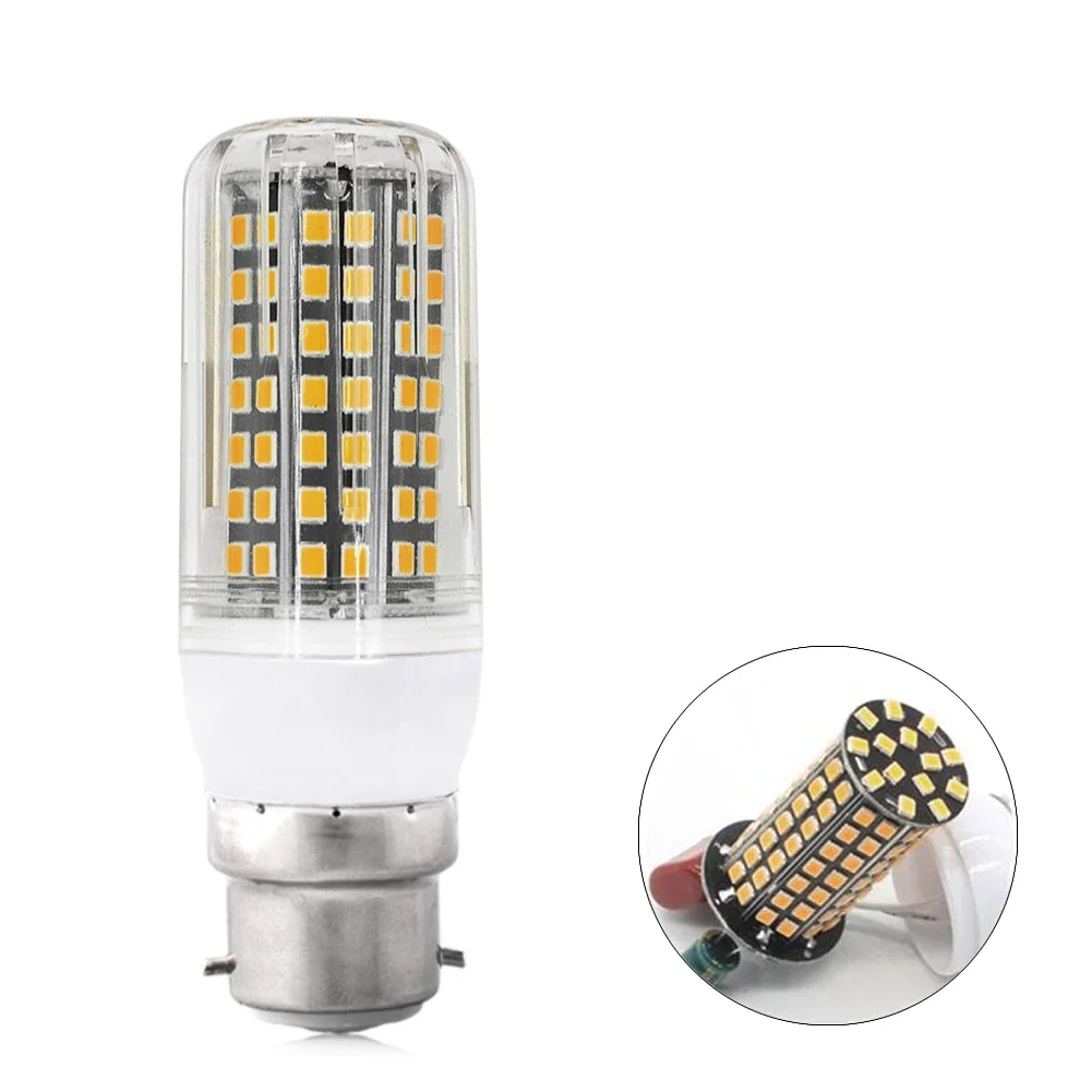 2835 GU10 E27 B22 G9 LED Bulb 110V/220V Bright Corn Lamp+Louver Chandelier Lighting